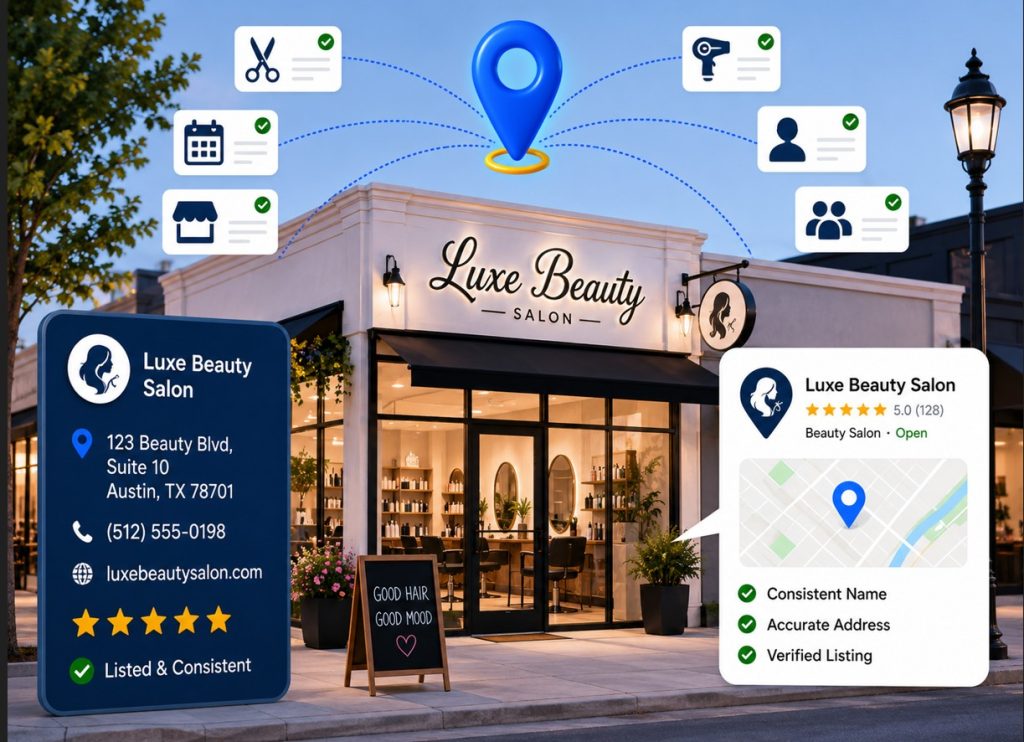 Local Citation Building for Salons and Beauty.